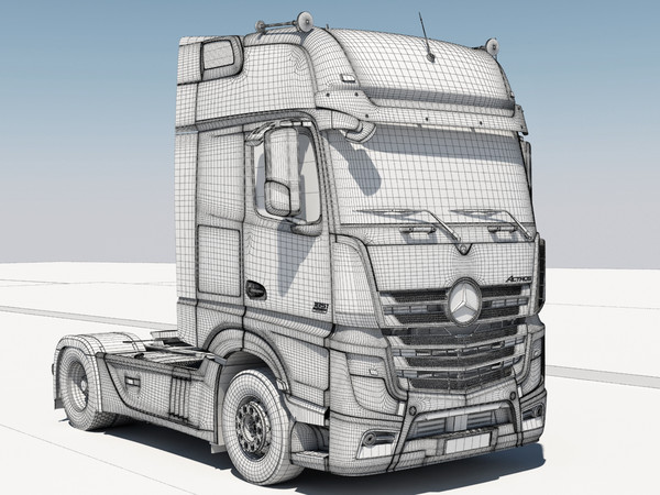 3ds max mercedes-benz actros 2011 - Mercedes-Benz Actros 2011 by jekich1